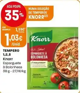 Intermarché Tempero 1,2,3 knorr promoção