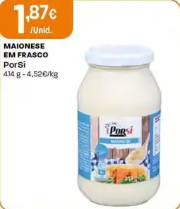 Intermarché Maionese em frasco porsi promoção