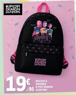 E.Leclerc Mochila grande k pop demon hunters promoção