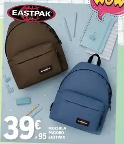 E.Leclerc Mochila padded eastpak promoção