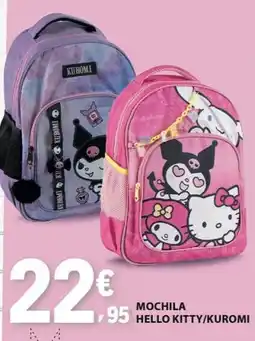 E.Leclerc Mochila hello kitty/kuromi promoção