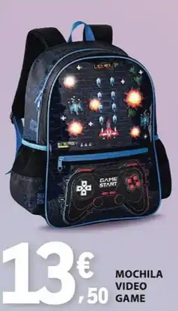 E.Leclerc Mochila video game promoção