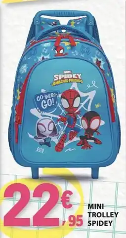 E.Leclerc Mini trolley spidey promoção