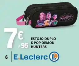 E.Leclerc Estojo duplo k pop demon hunters promoção