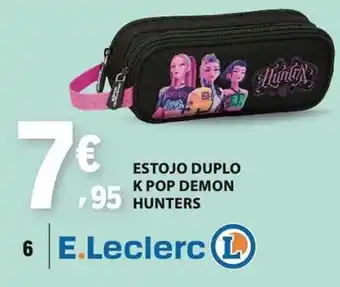 Estojo duplo k pop demon hunters