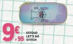 E.Leclerc Estojo let's go stitch promoção