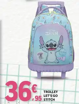 E.Leclerc Trolley let's go stitch promoção