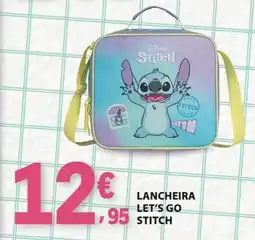 E.Leclerc Lancheira let's go stitch promoção