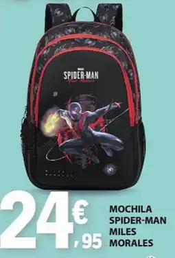 E.Leclerc Mochila spider-man miles morales promoção