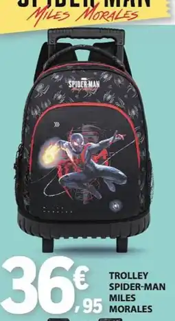 E.Leclerc Trolley spider-man miles morales promoção