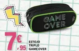 E.Leclerc Estojo triplo game over promoção