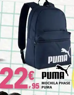 E.Leclerc Mochila phase puma promoção
