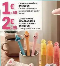 E.Leclerc Caneta apagável back2fun promoção