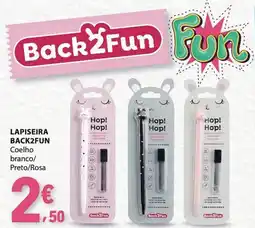 E.Leclerc Lapiseira back2fun coelho branco/preto/rosa promoção