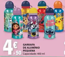 E.Leclerc GARRAFA DE ALUMÍNIO PEQUENA promoção