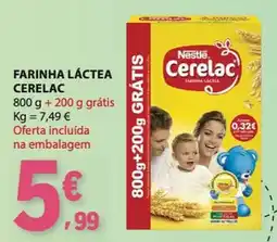 E.Leclerc Farinha láctea cerelac promoção