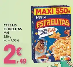 E.Leclerc Cereais estrelitas mel promoção