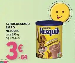 E.Leclerc Achocolatado em pó nesquik lata promoção
