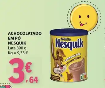 E.Leclerc Achocolatado em pó nesquik lata promoção
