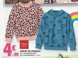 E.Leclerc TisSaia Basics Sweat de criança promoção