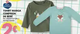 E.Leclerc Tshirt manga comprida de bebé promoção