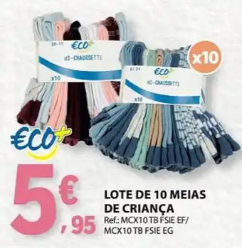 Eco+ meias de criança