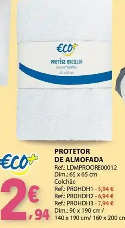 E.Leclerc Protetor de almofada eco+ promoção