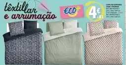 E.Leclerc Capa de edredão com 1 fronha promoção