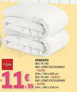 E.Leclerc edredão tissaia promoção