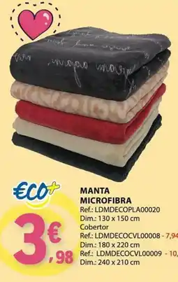 E.Leclerc Manta microfibra promoção