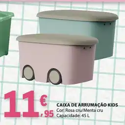E.Leclerc Caixa de arrumação kids promoção