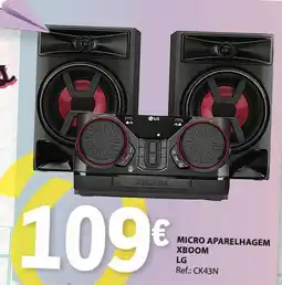 E.Leclerc Micro aparelhagem xboom lg promoção