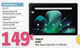 E.Leclerc Tablet acer promoção