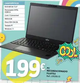 E.Leclerc pc recondicionado fujitsu promoção