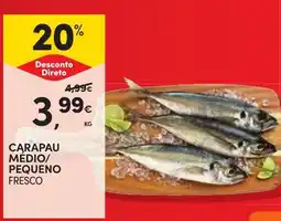 Continente Carapau Medio/Pequeno Fresco promoção