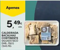 Continente Caldeirada bacalhau continente promoção