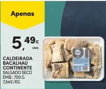 Continente Caldeirada bacalhau continente promoção