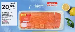 Continente Lombos de salmão continente promoção