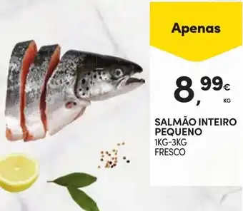 Continente Salmão inteiro pequeno promoção