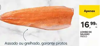 Continente Lombo de salmão fresco promoção