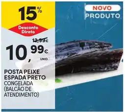 Continente Posta peixe espada preto congelada promoção