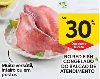 Continente Red fish congelado promoção