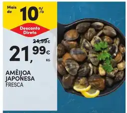 Continente Amêijoa japonesa fresca promoção