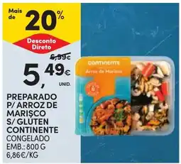 Continente Arroz de Marisco Continente promoção