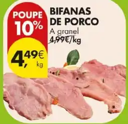 Pingo Doce Bifanas de porco promoção
