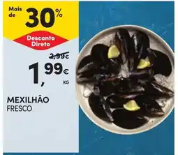 Continente Mexilhão fresco promoção