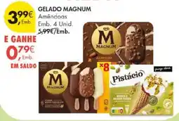 Pingo Doce gelado magnum amêndoas promoção