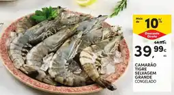 Continente Camarão Tigre Selvagem Grande Congelado promoção