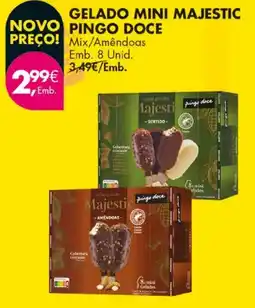 Pingo Doce gelado mini majestic pingo doce mix/amêndoas promoção