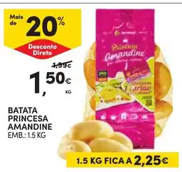 Continente batata princesa amandine promoção